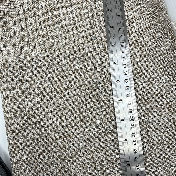 Vintage Epiphany Sterling Silver Diamonique Necklace – 16” - Picture 10 of 11